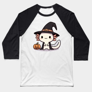 cute wizard axolotl Baseball T-Shirt